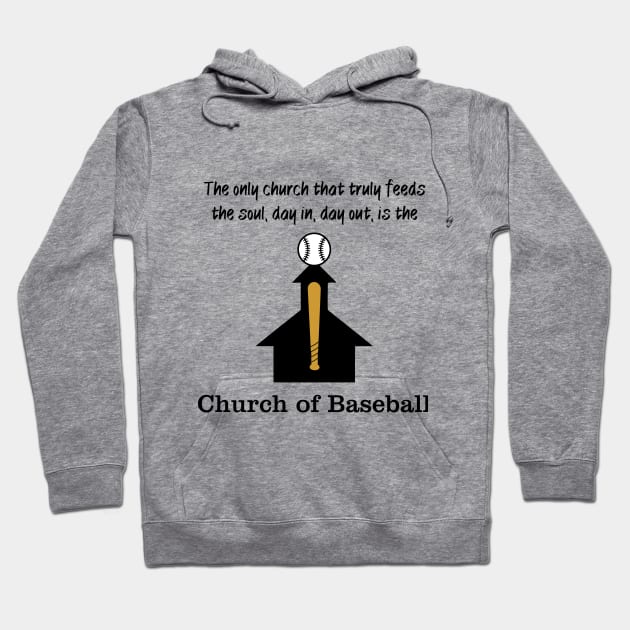 Church of Baseball Hoodie by LeftField